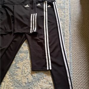 Adidas Black Leggings Set